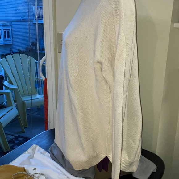 HI-Lo Sweater , cream, XXL, - Picture 4 of 10